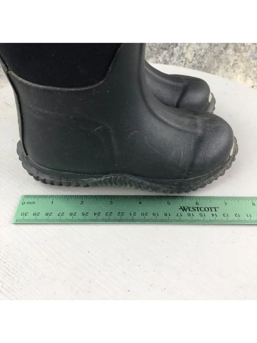 Noble Outfitters Kid's Size 10 Muds High Black Waterproof Pull-On Rain Boots